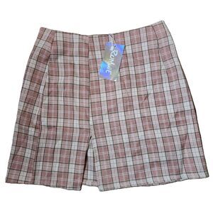 Romwe Plaid Skirt | Women’s Size 4